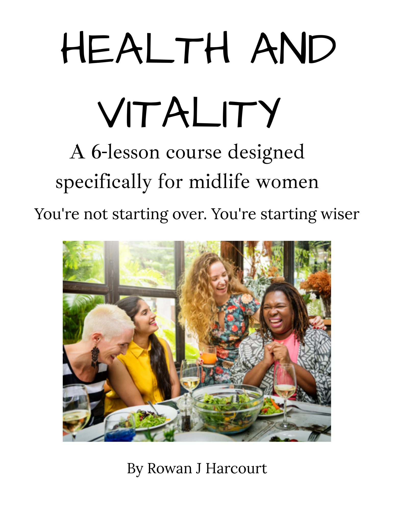 Health And Vitality Course Cover