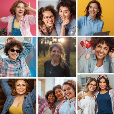 Motivation Women Collage